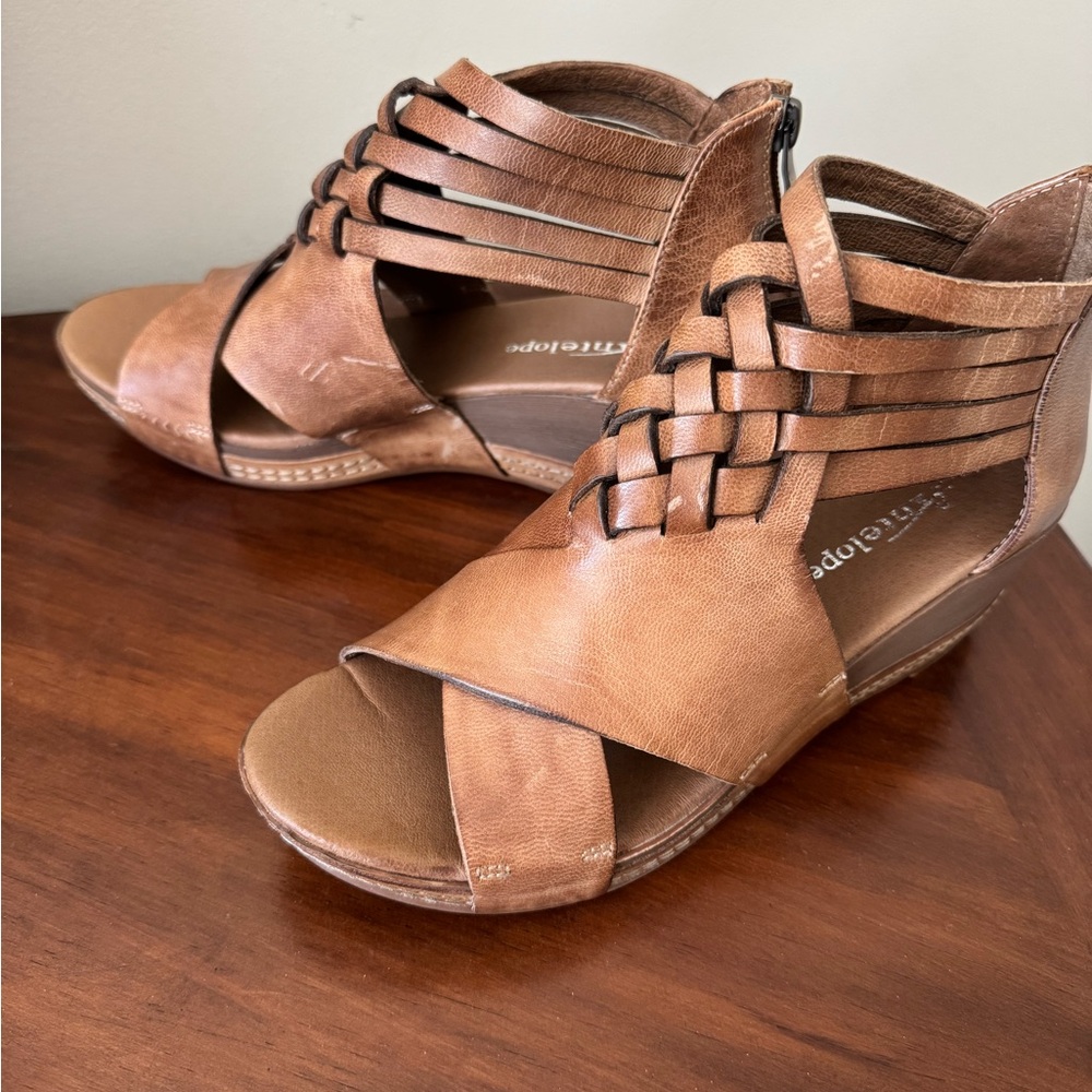 Antelope Rowena Wedge Leather Sandals